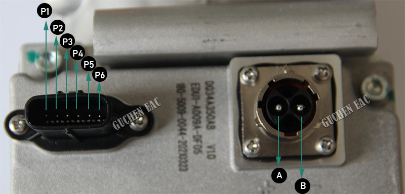 high voltage compressor connector